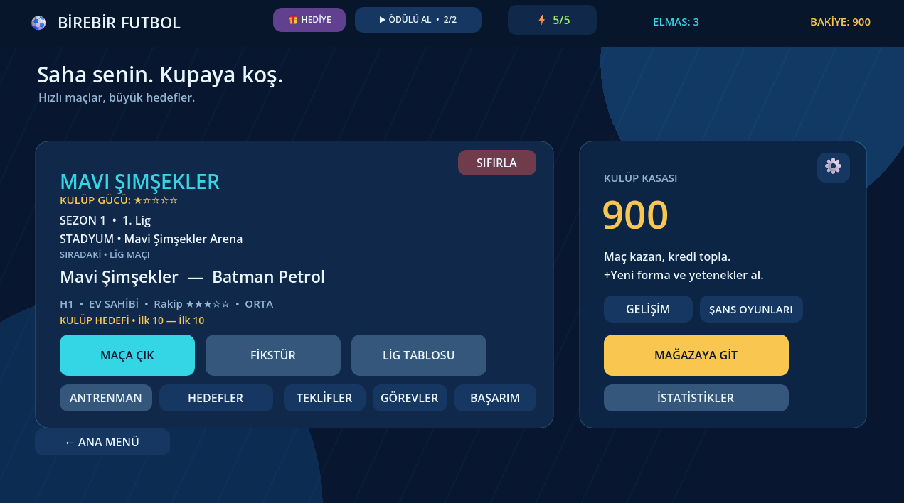 Kariyer ana ekranı